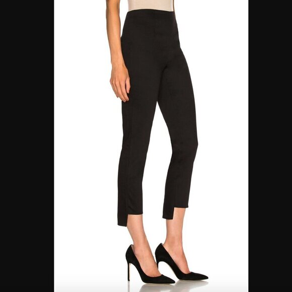 Frame Black Noir High Pencil Cropped Step Hem Pants 2 - Picture 6 of 12